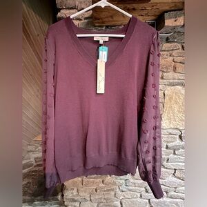 Textures Sleeve Sweater - LP